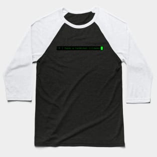 Coding Programmer Baseball T-Shirt